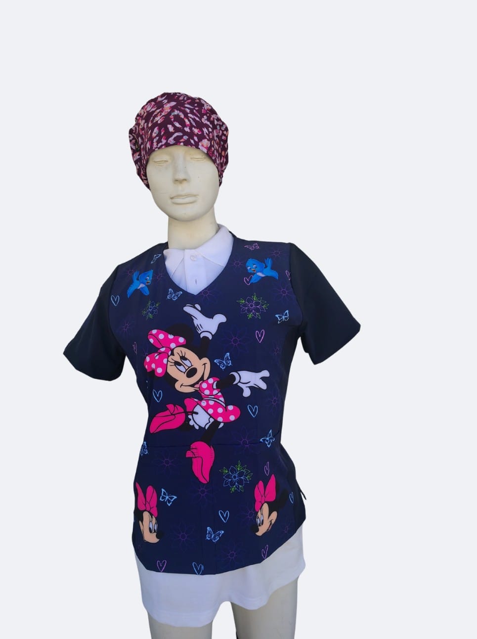 Top clinico diseño minie mouse