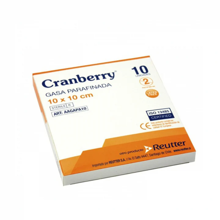 Gasa parafinada unidad
